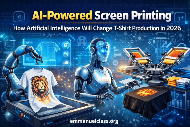 AI-Powered Screen Printing: How Artificial Intelligence Will Change T-Shirt Production in 2026